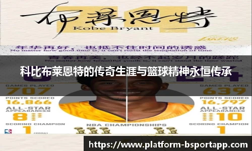 科比布莱恩特的传奇生涯与篮球精神永恒传承